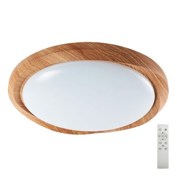 Iluminação de teto LED com regulação LED/60W/230V 3000-6500K diâmetro 49 cm + comando