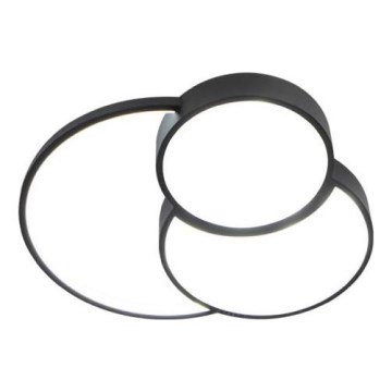 Iluminação de teto LED com regulação LED/60W/230V 3000-6500K preto + comando