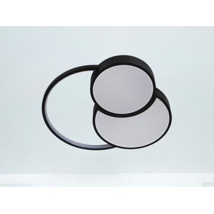 Iluminação de teto LED com regulação LED/60W/230V 3000-6500K preto + comando