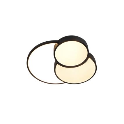 Iluminação de teto LED com regulação LED/60W/230V 3000-6500K preto + comando