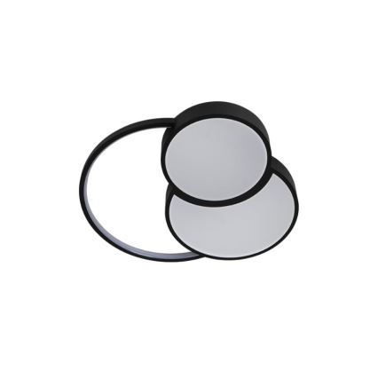 Iluminação de teto LED com regulação LED/60W/230V 3000-6500K preto + comando