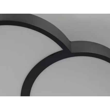 Iluminação de teto LED com regulação LED/60W/230V 3000-6500K preto + comando