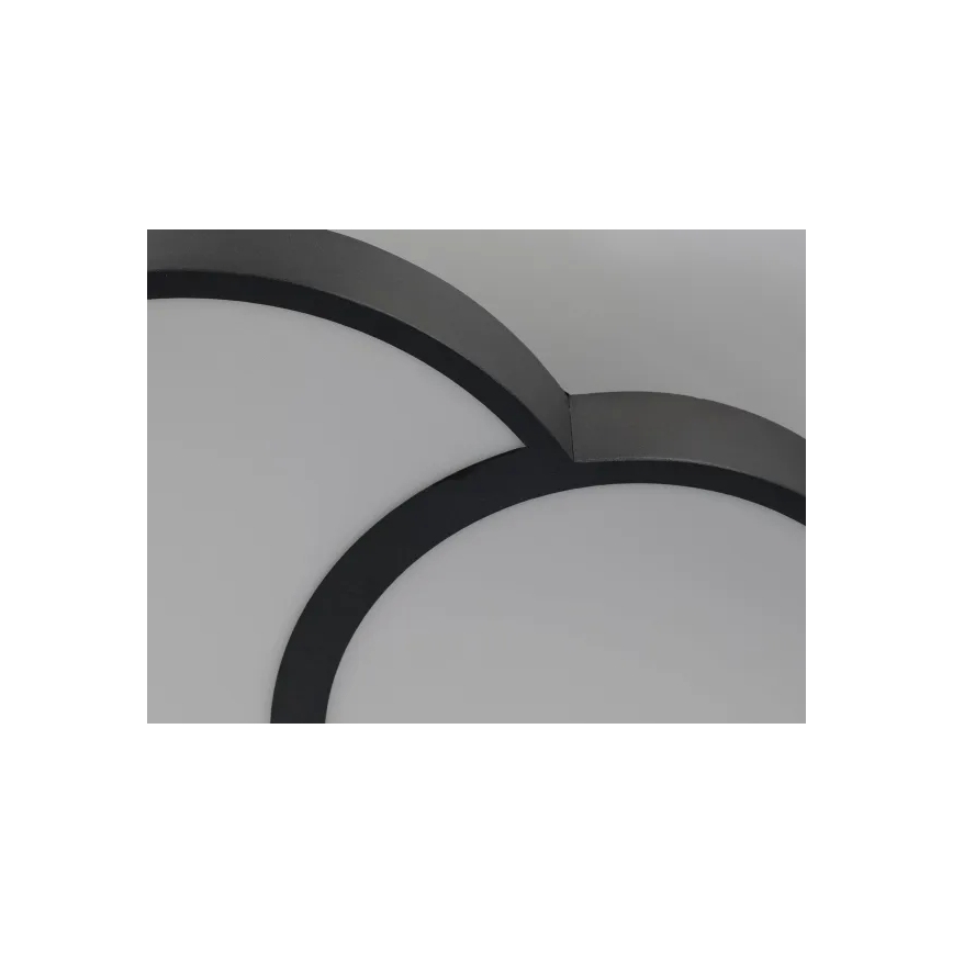 Iluminação de teto LED com regulação LED/60W/230V 3000-6500K preto + comando