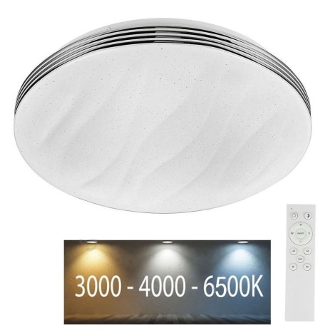 Iluminação de teto LED com regulação LED/60W/230V 3000K/4000K/6500K + controlo remoto