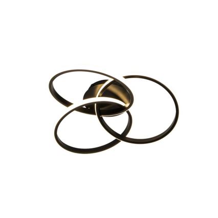 Iluminação de teto LED com regulação LED/70W/230V 3000-6500K preto + comando