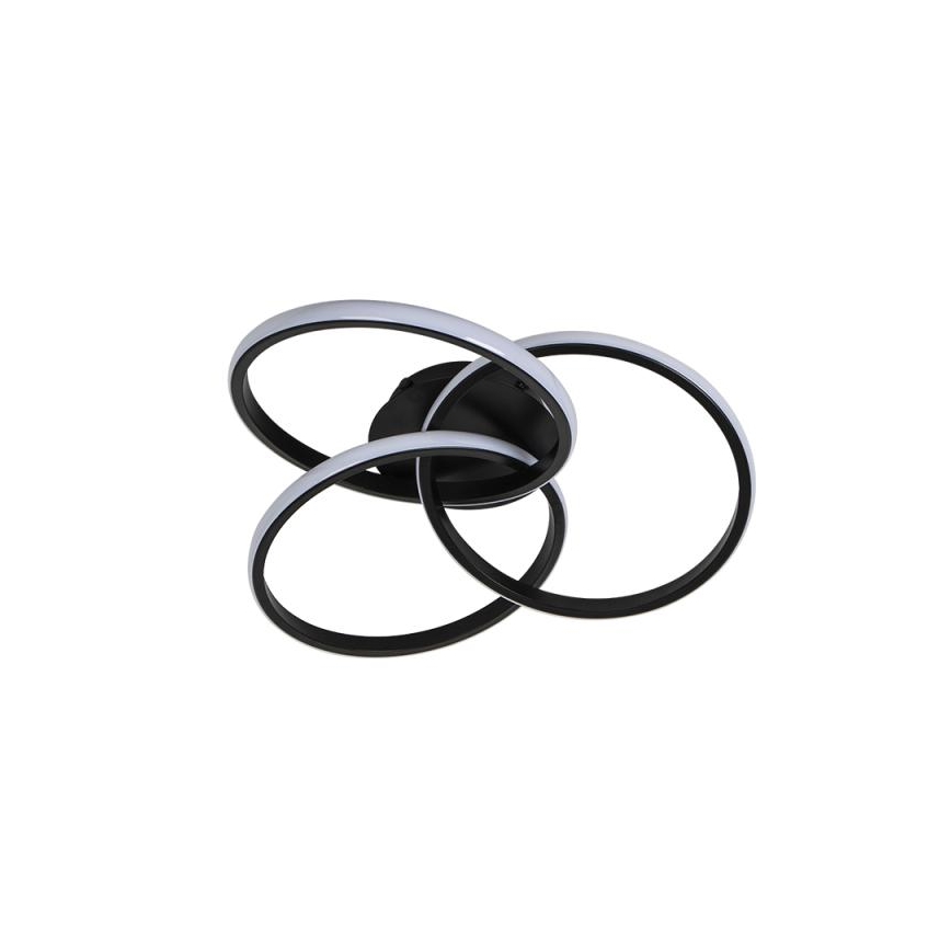 Iluminação de teto LED com regulação LED/70W/230V 3000-6500K preto + comando