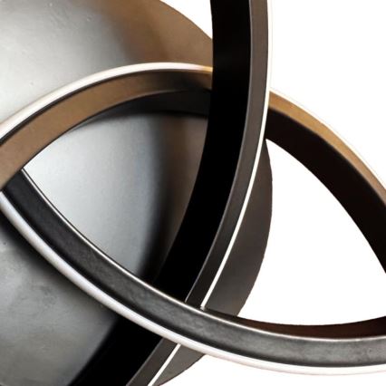 Iluminação de teto LED com regulação LED/70W/230V 3000-6500K preto + comando