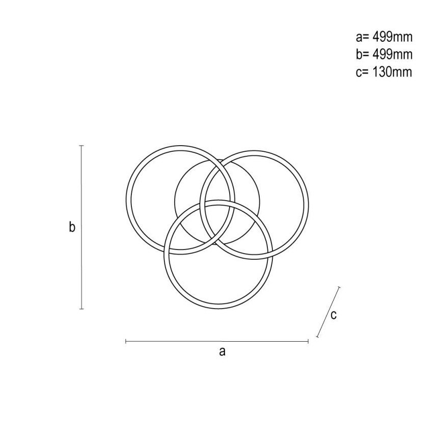Iluminação de teto LED com regulação LED/70W/230V 3000-6500K preto + comando