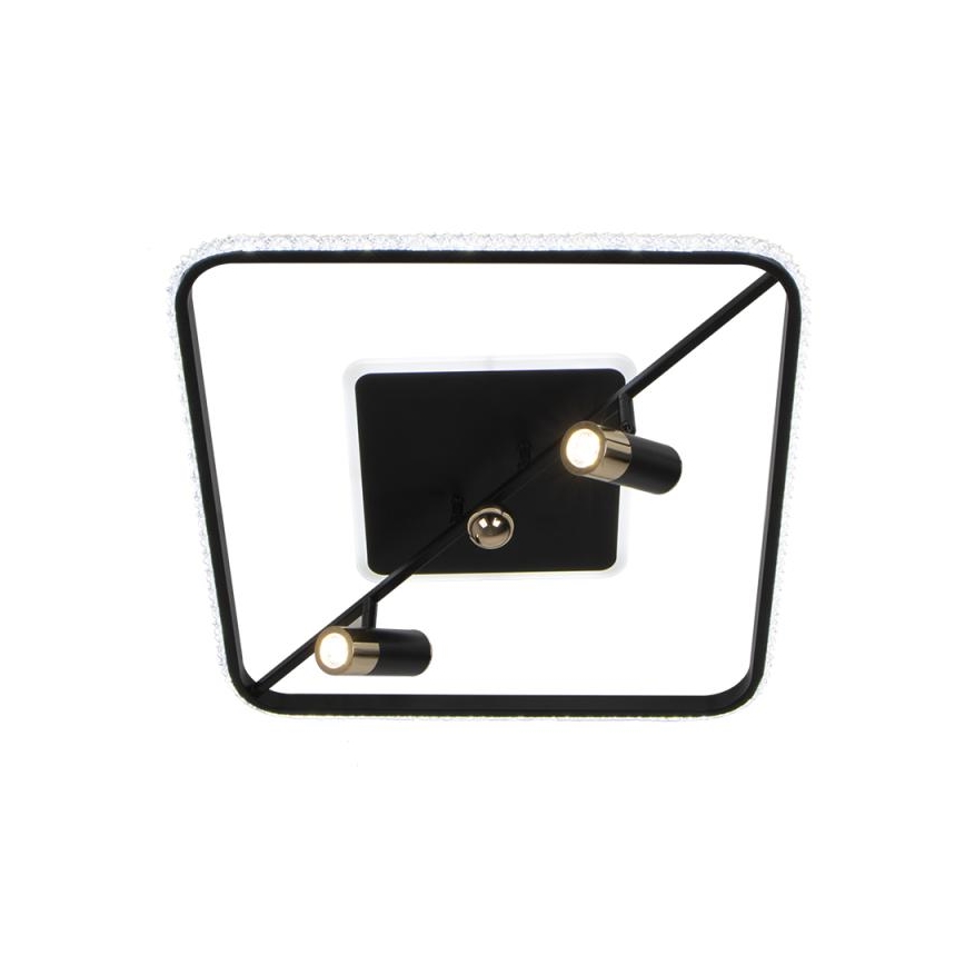 Iluminação de teto LED com regulação LED/70W/230V 3000-6500K preto + comando