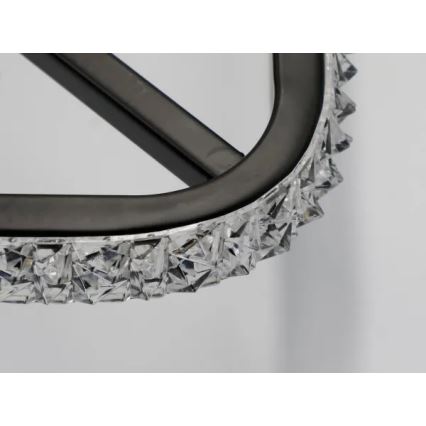 Iluminação de teto LED com regulação LED/70W/230V 3000-6500K preto + comando