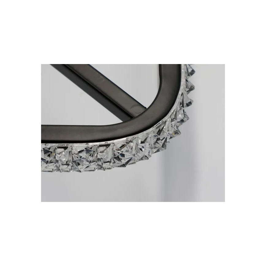 Iluminação de teto LED com regulação LED/70W/230V 3000-6500K preto + comando