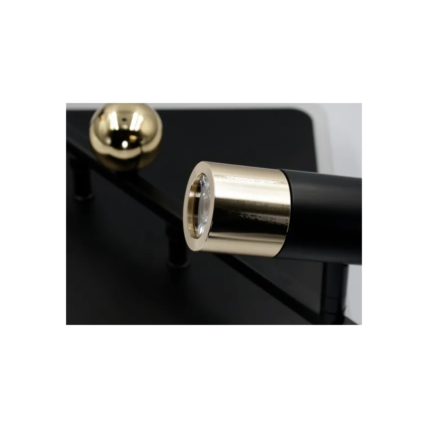 Iluminação de teto LED com regulação LED/70W/230V 3000-6500K preto + comando