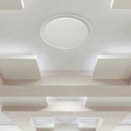 Iluminação de teto LED com regulação LED/72W/230V 3000-6500K diâmetro 67 cm branco + comando