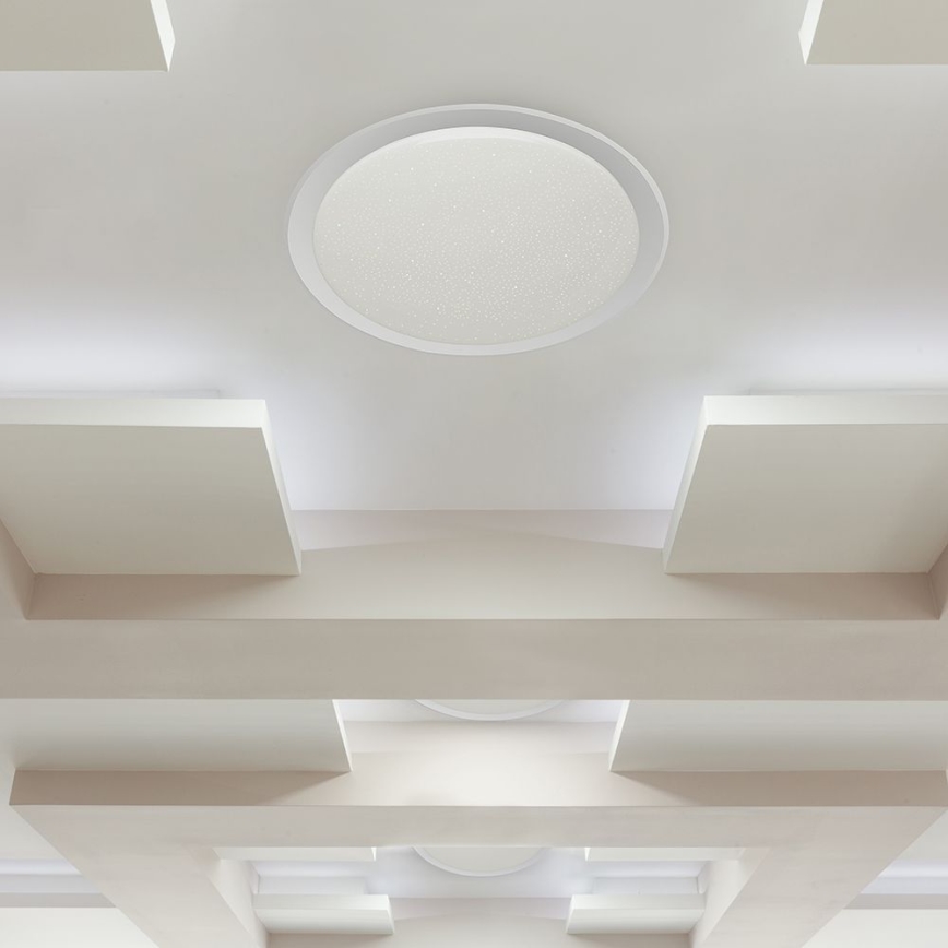 Iluminação de teto LED com regulação LED/72W/230V 3000-6500K diâmetro 67 cm branco + comando