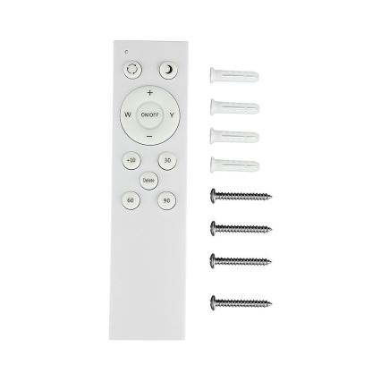 Iluminação de teto LED com regulação LED/72W/230V 3000-6500K diâmetro 67 cm branco + comando