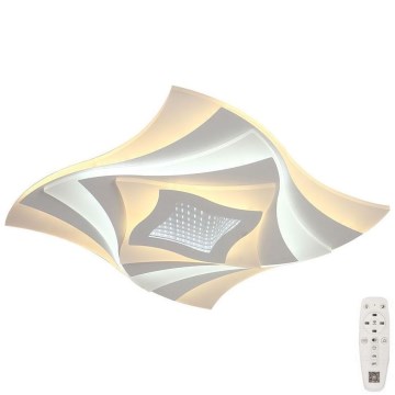 Iluminação de teto LED com regulação LED/75W/230V 3000-6500K 49,5x49,5 cm + comando