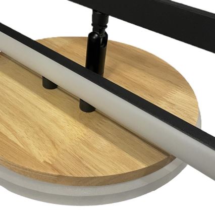 Iluminação de teto LED com regulação LED/75W/230V 3000-6500K faia + comando