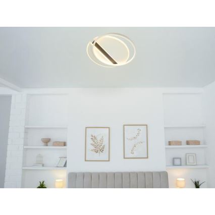 Iluminação de teto LED com regulação LED/80W/230V 3000-6500K branco + comando