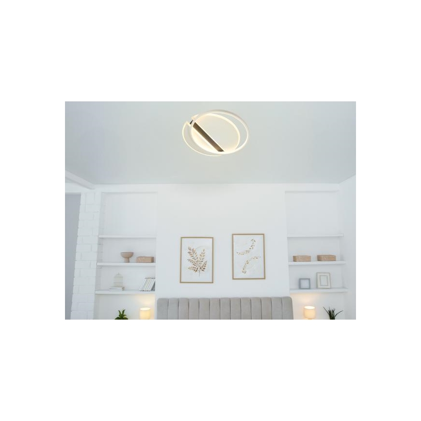 Iluminação de teto LED com regulação LED/80W/230V 3000-6500K branco + comando