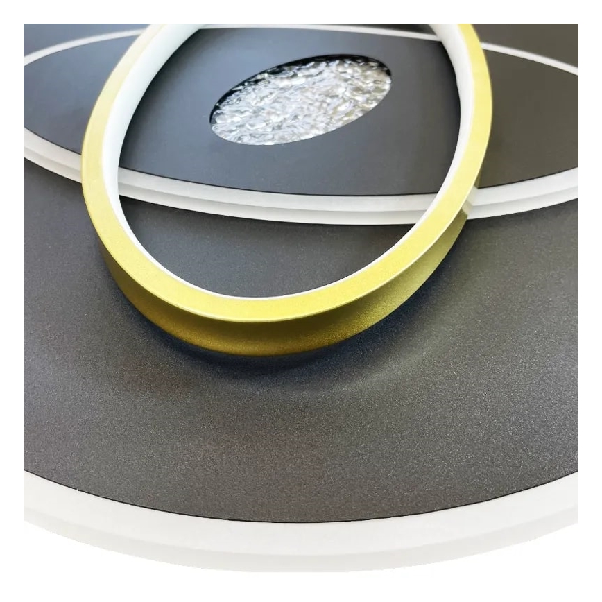 Iluminação de teto LED com regulação LED/80W/230V 3000-6500K preto + controlo remoto