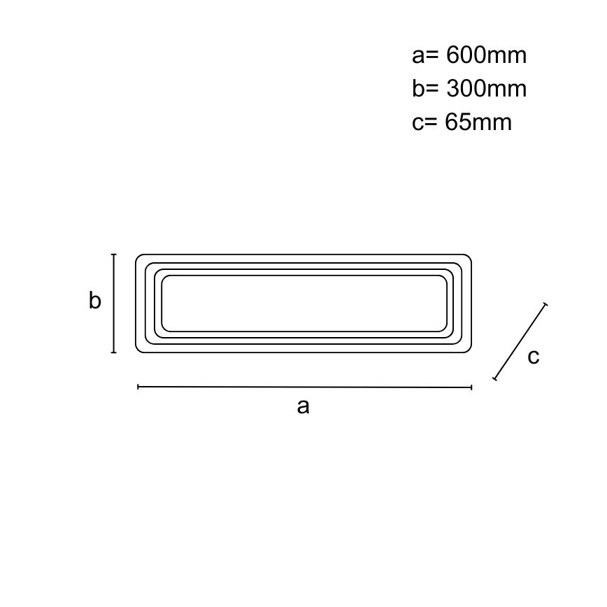 Iluminação de teto LED com regulação LED/85W/230V 3000-6500K + comando