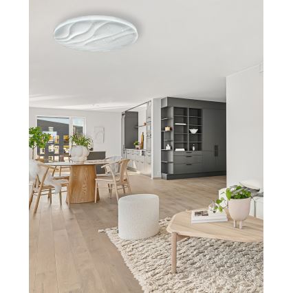 Iluminação de teto LED com regulação LIKA LED/60W/230V 2700-6500K diâmetro 58 cm + comando