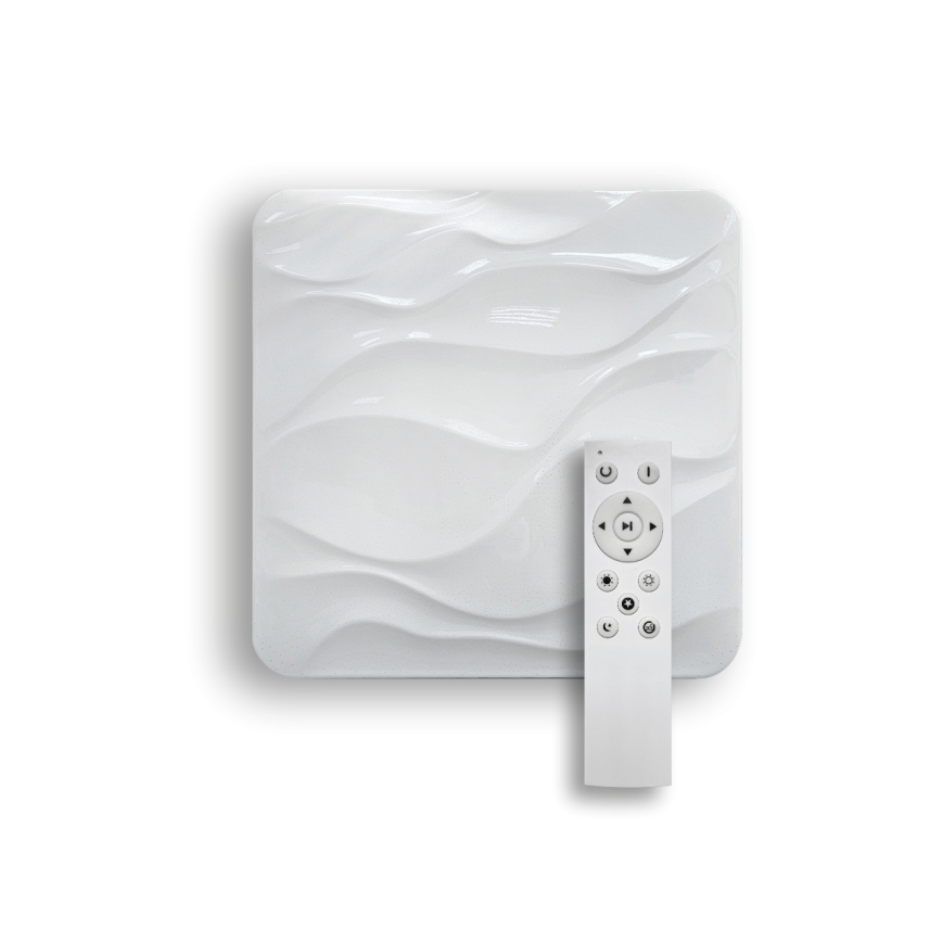 Iluminação de teto LED com regulação NERIS LED/60W/230V 2700-6500K 53x53 cm + comando