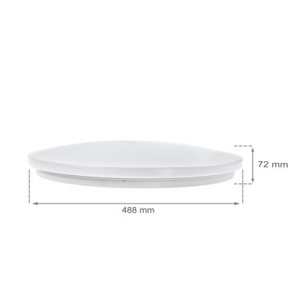 Iluminação de teto LED com regulação NYMPHEA LED/36W/230V 2700-6500K Wi-Fi Tuya