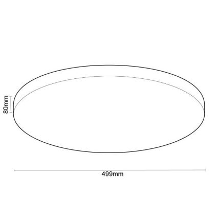 Iluminação de teto LED com regulação OPAL LED/48W/230V 2700-6500K Wi-Fi Tuya branco + comando