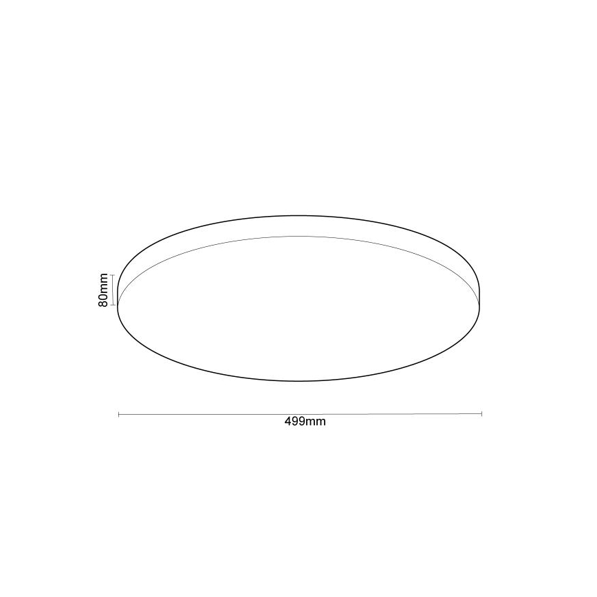 Iluminação de teto LED com regulação OPAL LED/48W/230V 2700-6500K Wi-Fi Tuya branco + comando