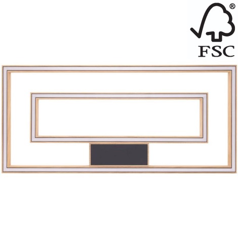 Iluminação de teto LED com regulação RAMME 2xLED/28,5W/230V carvalho – FSC certificado