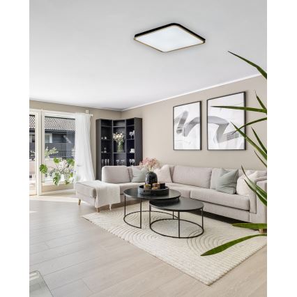 Iluminação de teto LED com regulação UNA LED/60W/230V 2700-6500K 50x50 cm + comando