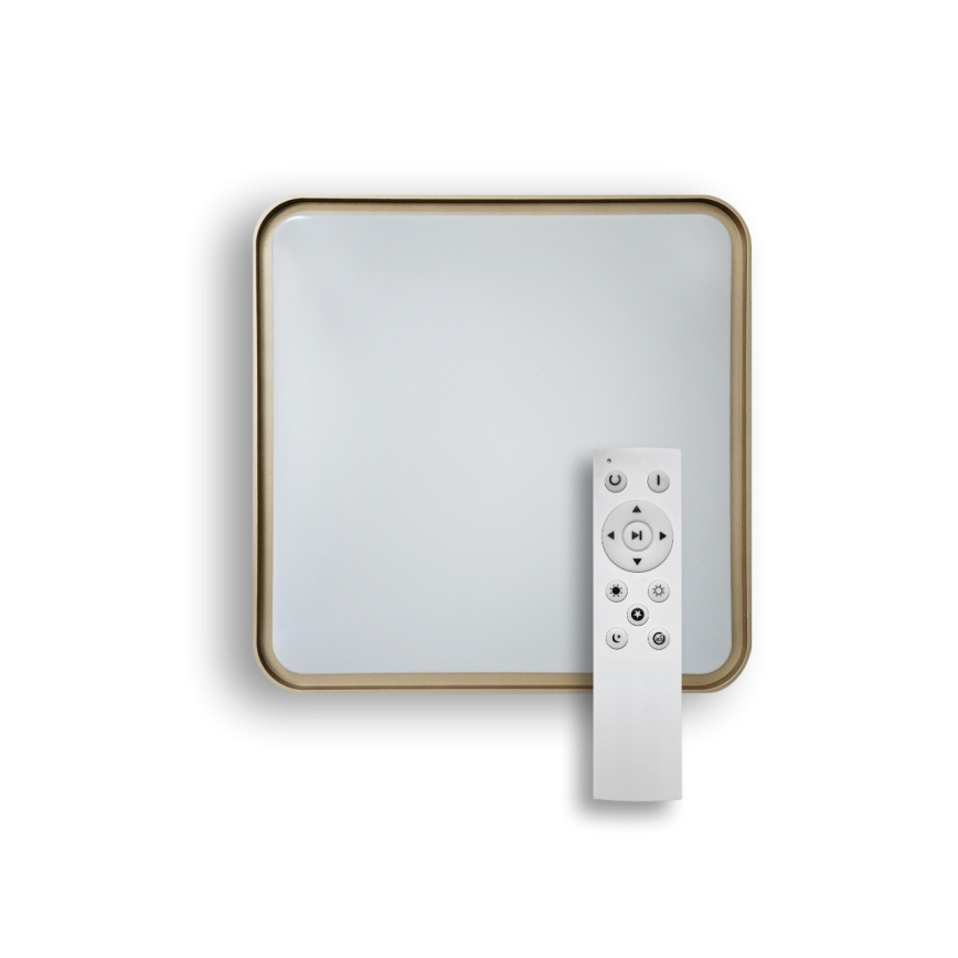 Iluminação de teto LED com regulação UNA LED/60W/230V 2700-6500K 50x50 cm + comando