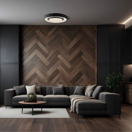 Iluminação de teto para casa de banho LED com regulação ZYGMUNT LED/72W/230V diâmetro 48,5 cm 3000-6000K IP44 + comando