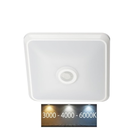 Iluminação de teto LED com sensor LED/12W/230V 3000/4000/6000K branco