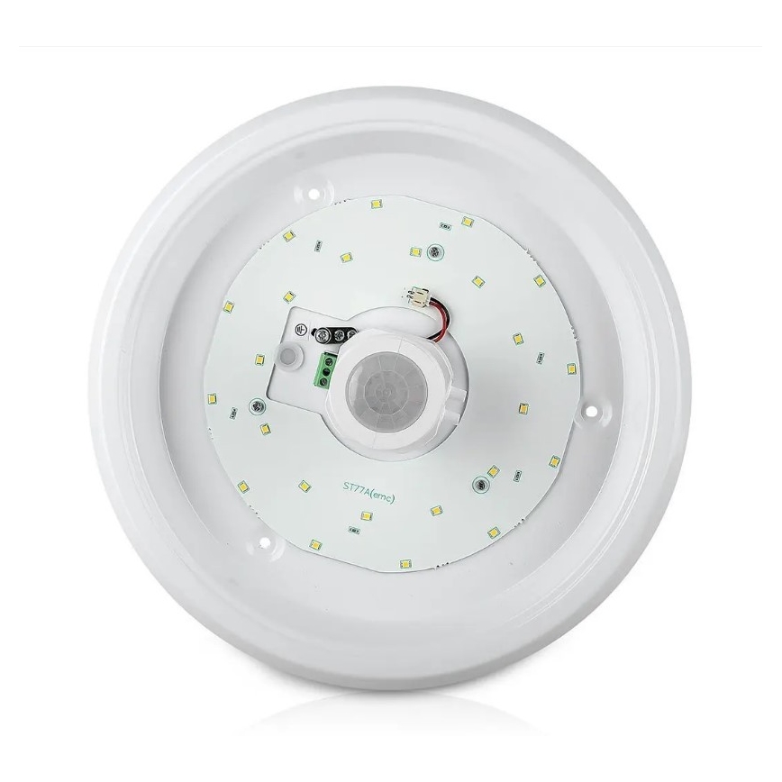 Iluminação de teto LED com sensor SAMSUNG CHIP LED/12W/230V 6400K diâmetro 29 cm