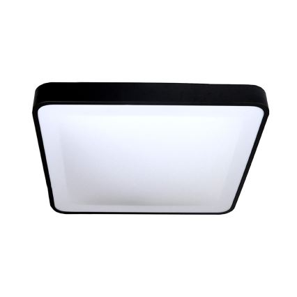 Iluminação de teto LED com sensor WILTON LED/24W/230V 37,5x37,5 cm preto