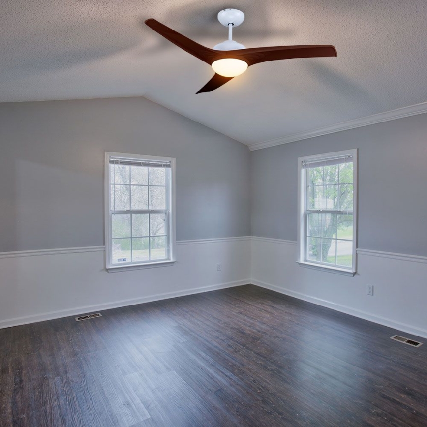 Iluminação de teto LED com uma ventoinha LED/15W/230V 3000/4000/6400K + comando