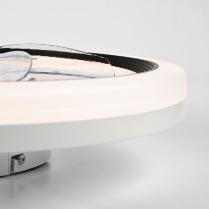 Iluminação de teto LED com regulação e ventoinha GEMMA LED/37W/230V branco + comando