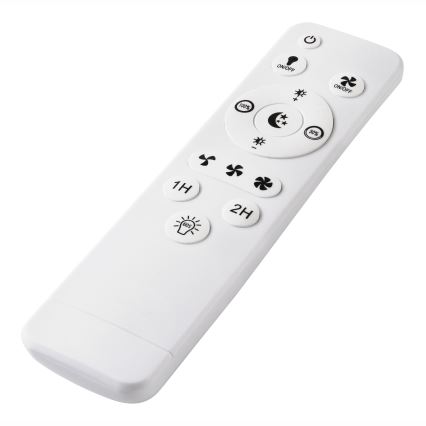 Iluminação de teto LED com regulação e ventoinha GEMMA LED/37W/230V branco + comando