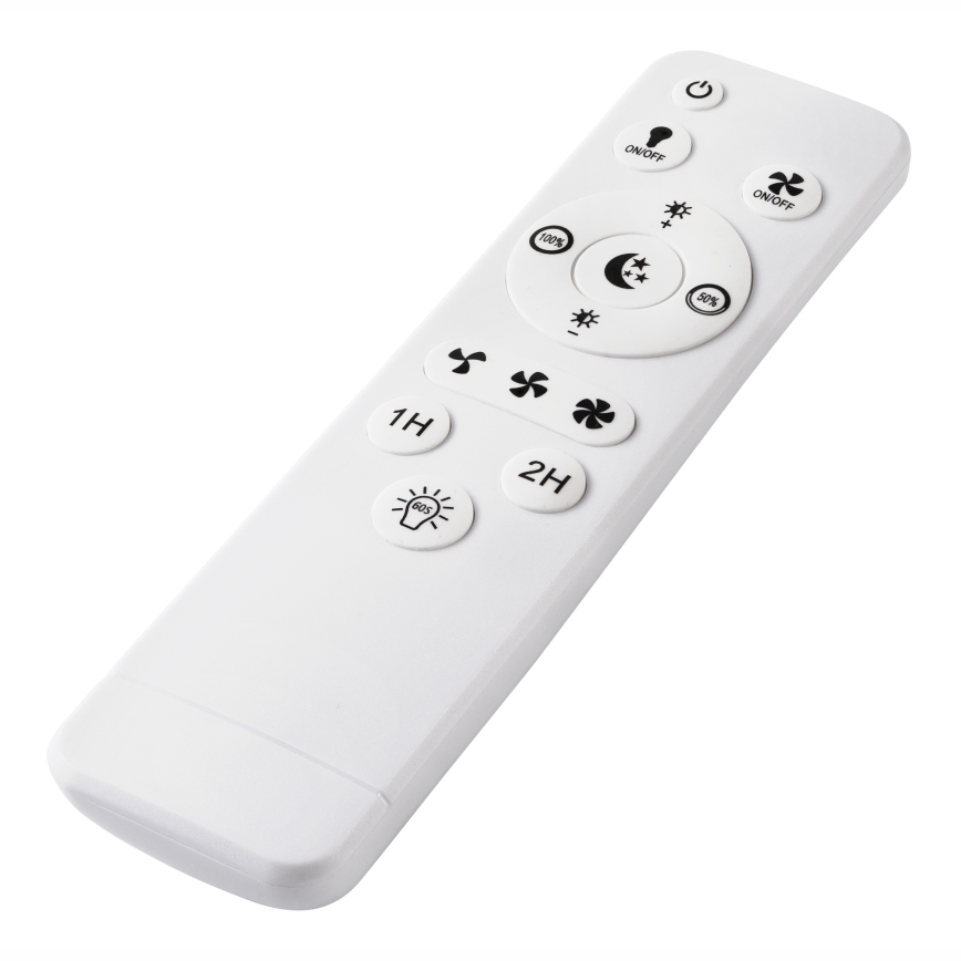 Iluminação de teto LED com regulação e ventoinha GEMMA LED/37W/230V branco + comando