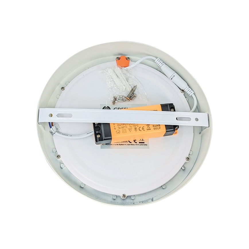 Iluminação de teto LED FENIX LED/24W/230V 3800K diâmetro 29,8 cm neve branco
