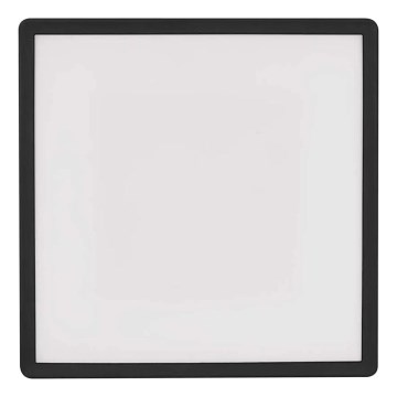 Iluminação de teto LED FLORI LED/18W/230V 4000K preto 29x29 cm