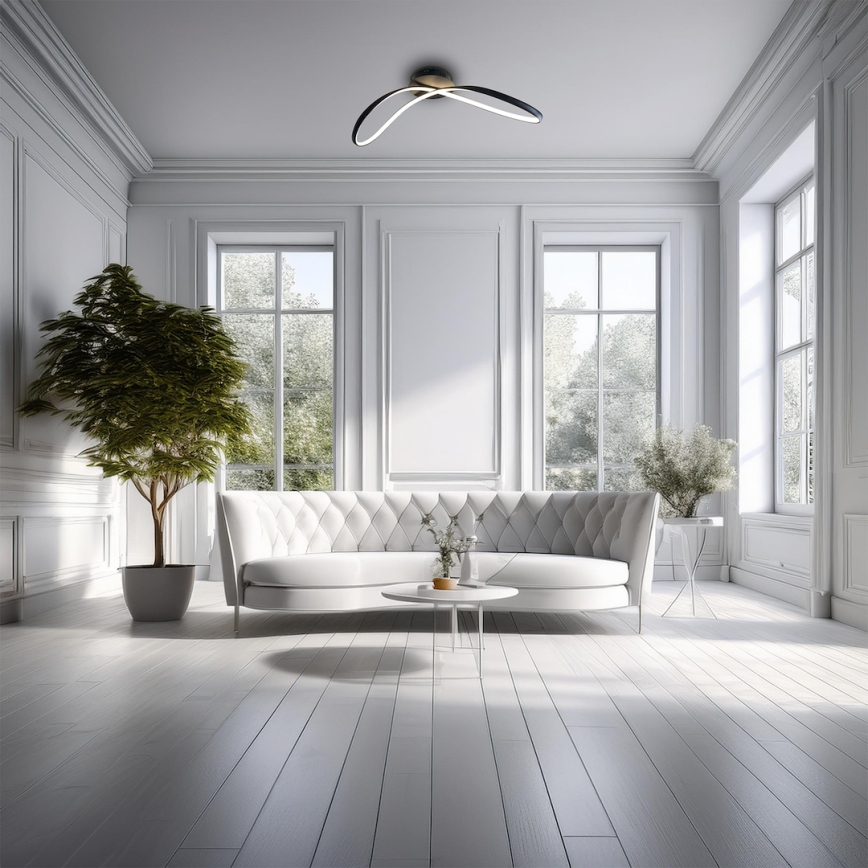 Iluminação de teto LED INFINITY LED/21W/230V preto