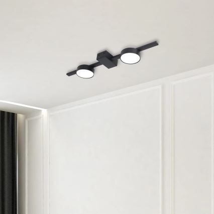 Iluminação de teto LED JOY 2xGX53/6W/230V preto