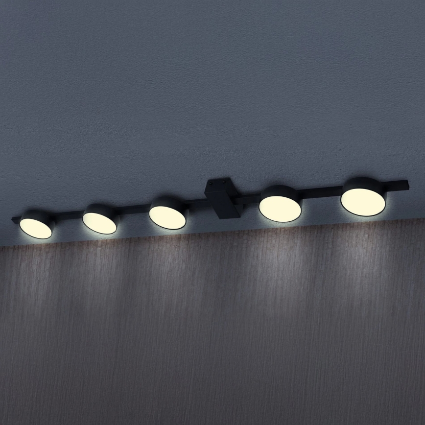 Iluminação de teto LED JOY 5xGX53/6W/230V preto