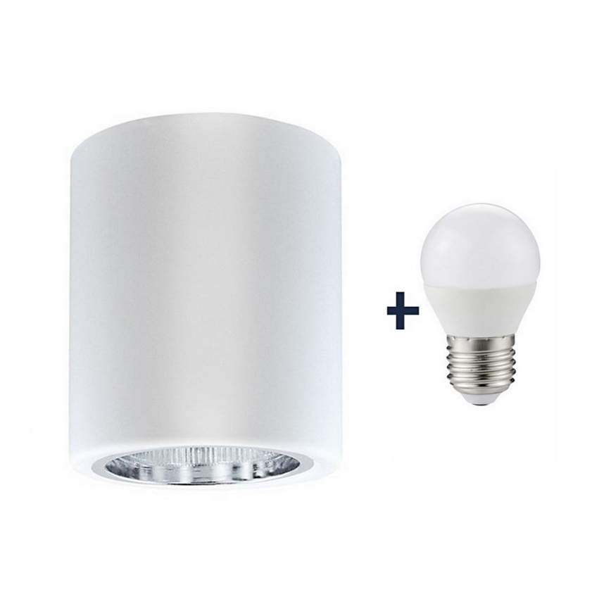 Iluminação de teto LED JUPITER 1xE27/6W/230V 120x98 mm