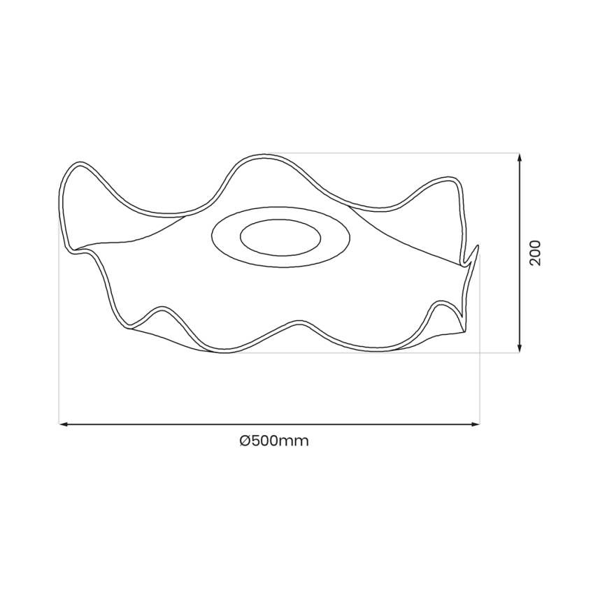Iluminação de teto LED LARGO LED/16W/230V dourado