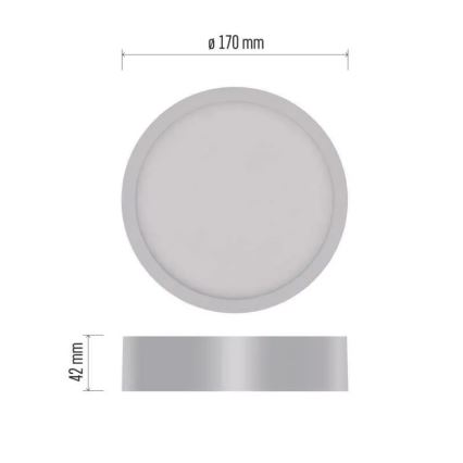 Iluminação de teto LED NEXXO LED/12,5W/230V 3000/3500/4000K d. 17 cm branco