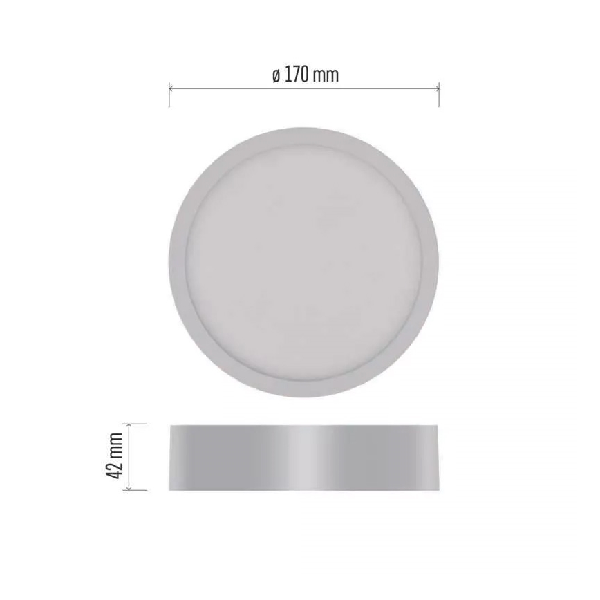 Iluminação de teto LED NEXXO LED/12,5W/230V 3000/3500/4000K d. 17 cm branco